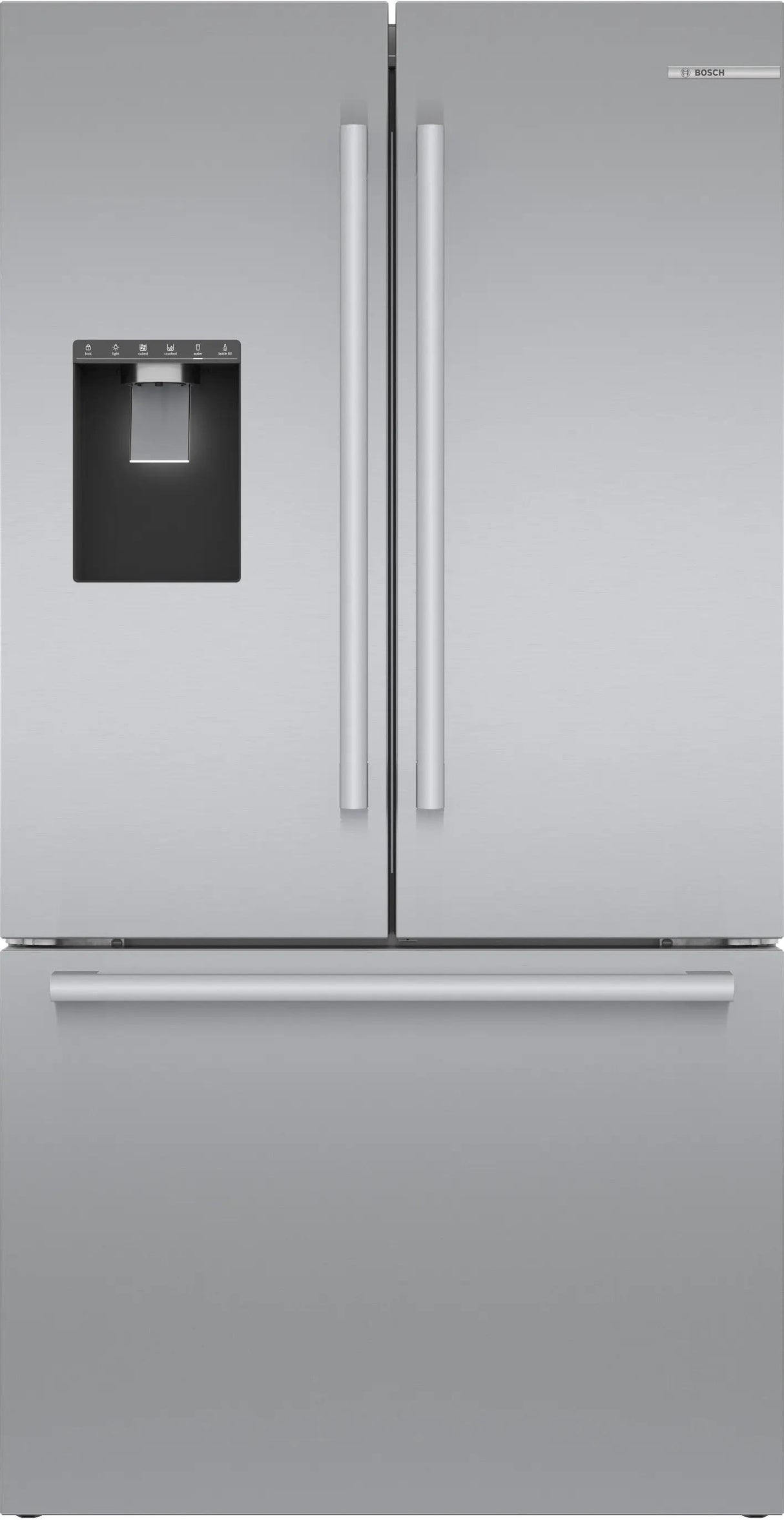 500 Series French Door Bottom Mount Refrigerator 36" Stainless steel (with anti-fingerprint), Total No Frost