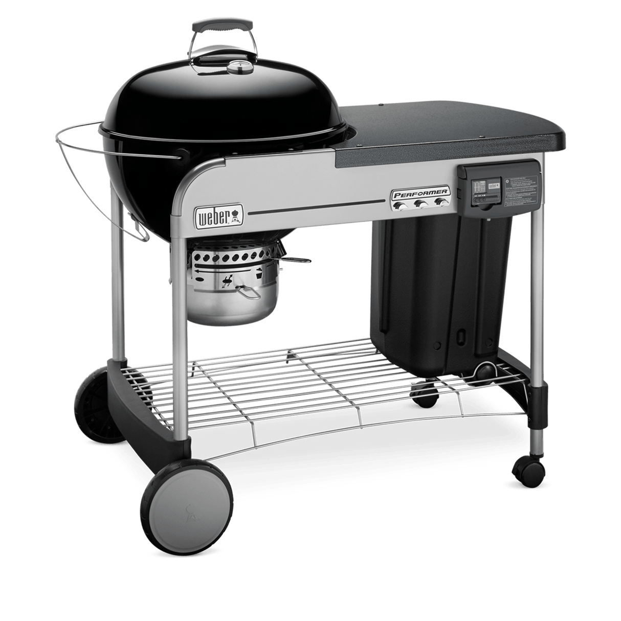 Performer Deluxe Charcoal Grill 22" - Black