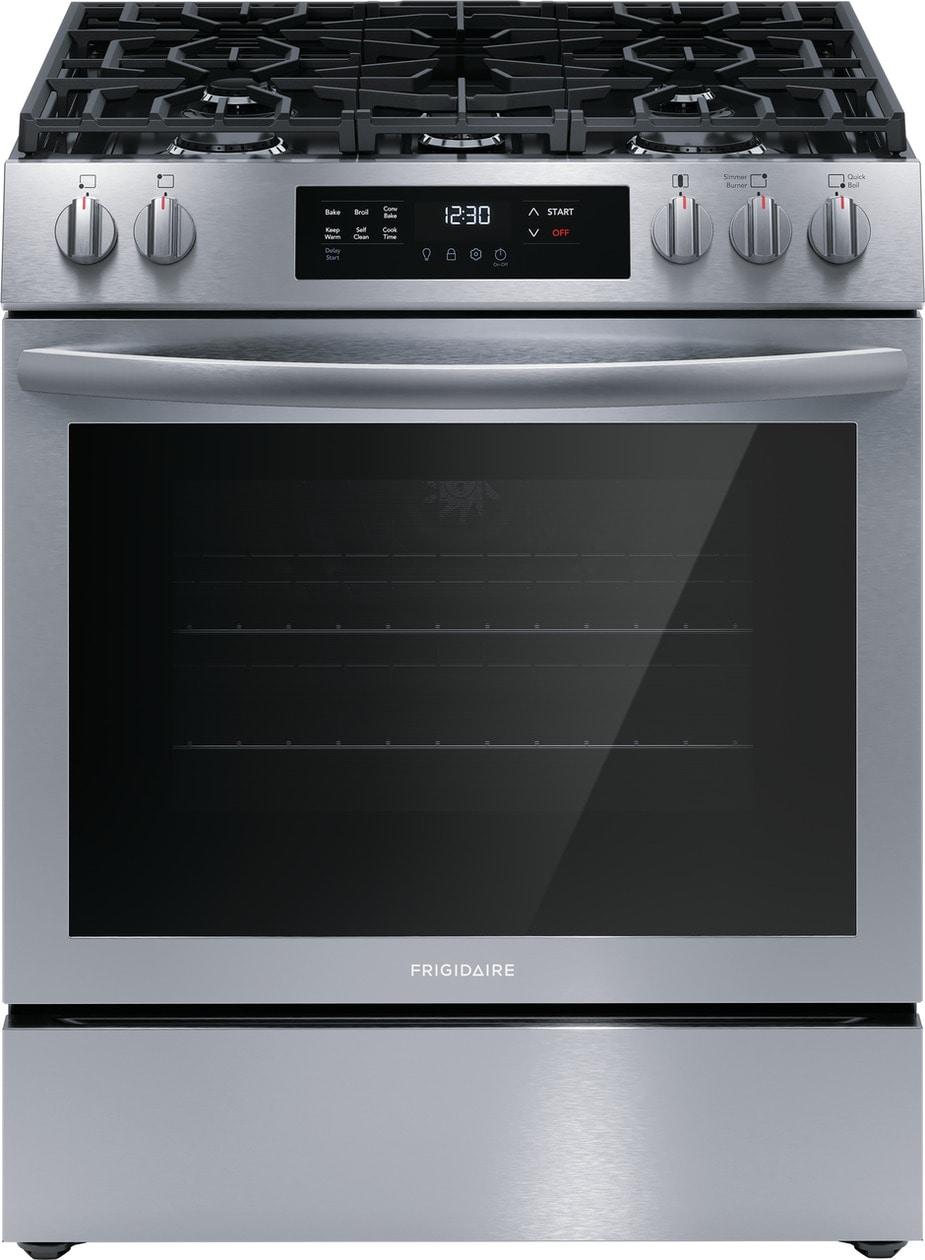 30" Front Control Gas Range with Convection Bake