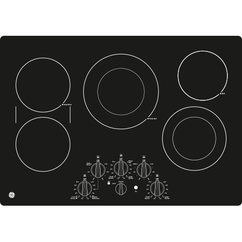 GE Profile™ 30" Built-In Knob Control Electric Cooktop