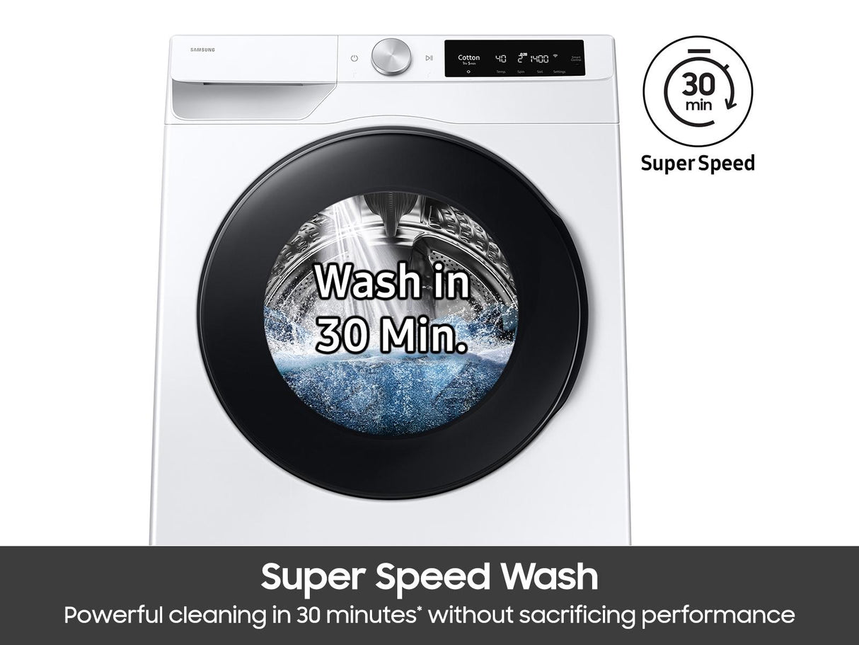 Compact Front Load Washer Wi-Fi Connectivity Super Speed Wash 2.5 cu.ft.