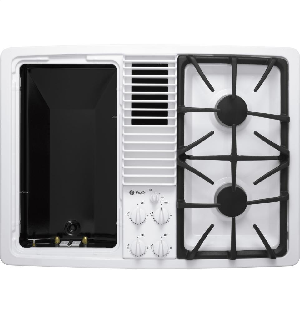 GE Profile Series Built-In Downdraft Gas Modular Cooktop