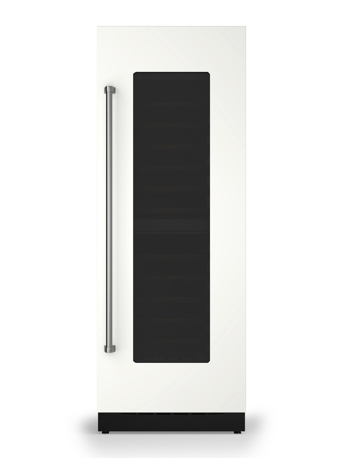 30"W. Integrated Wine Cellar Door Panel - Pure White Right Hinge