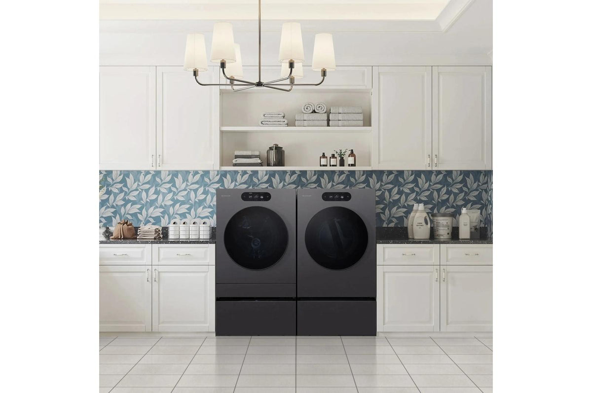 LG SIGNATURE 9.0 cu. ft. Mega Capacity Smart Front Load Gas Dryer with Built-In Intelligence, TurboSteam® and Touch LCD Control