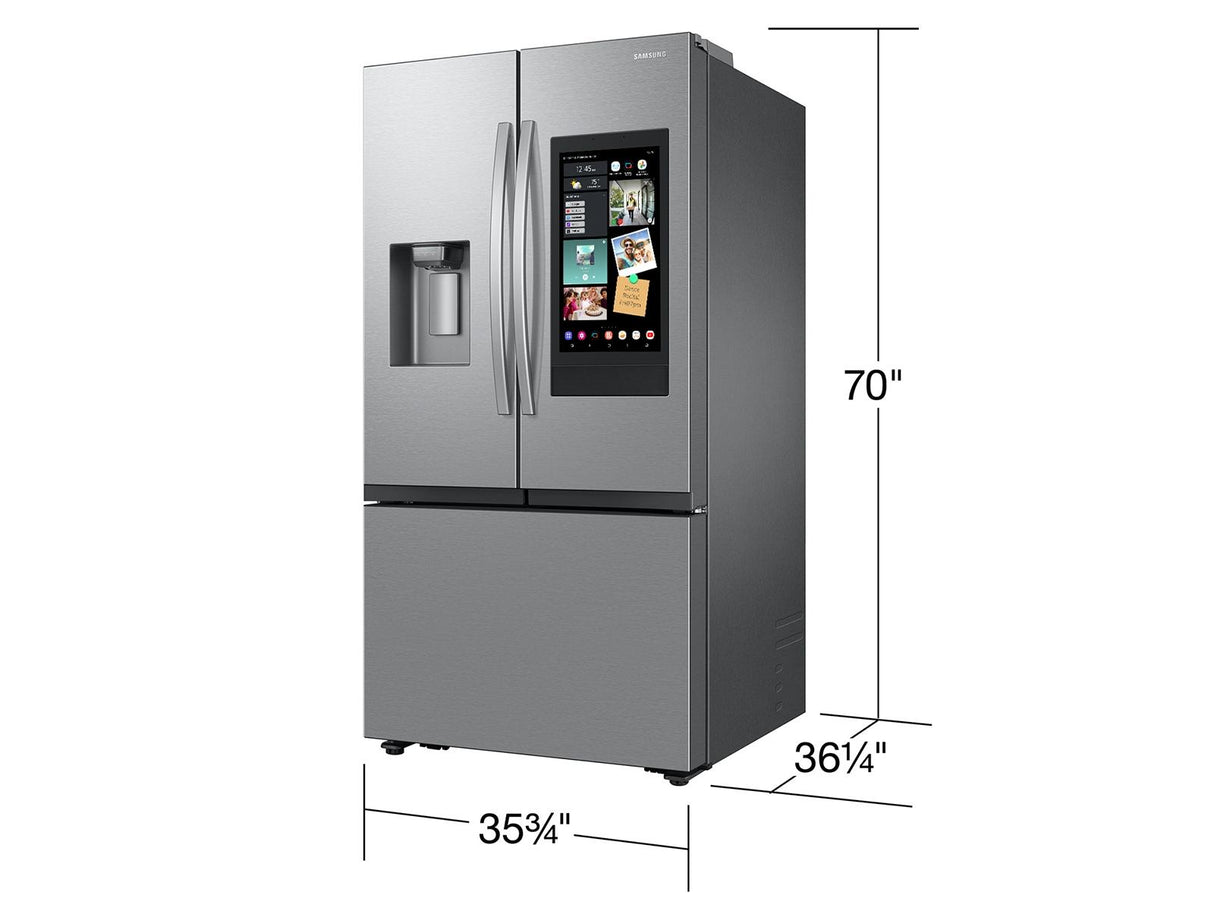 30 cu. ft. Mega Capacity 3-Door French Door Refrigerator with Family Hub™ in Stainless Steel