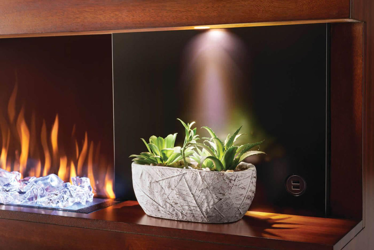 Stylus? Steinfeld Wall Hanging Electric Fireplace