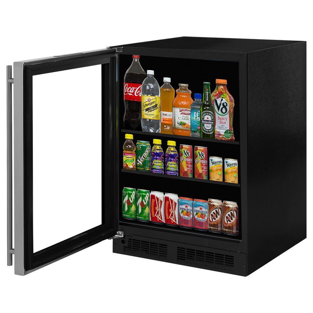 24-In Built-In High-Capacity Beverage Center with Door Swing - Left