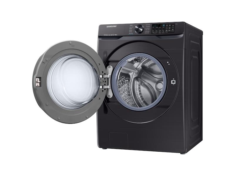 5.0 cu. ft. Smart Front Load Washer with Super Speed in Black Stainless Steel