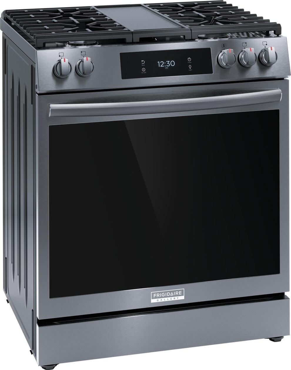 30" Front Control Gas Range with Total Convection