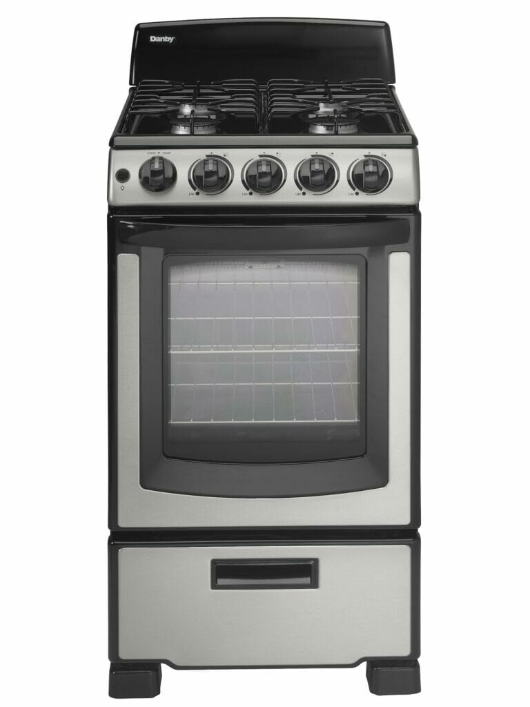 Danby 20" Wide Gas Range in Stainless Steel