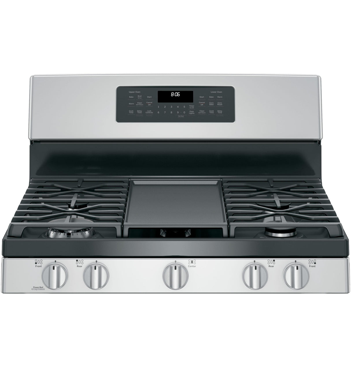 GE® 30" Free-Standing Gas Double Oven Convection Range