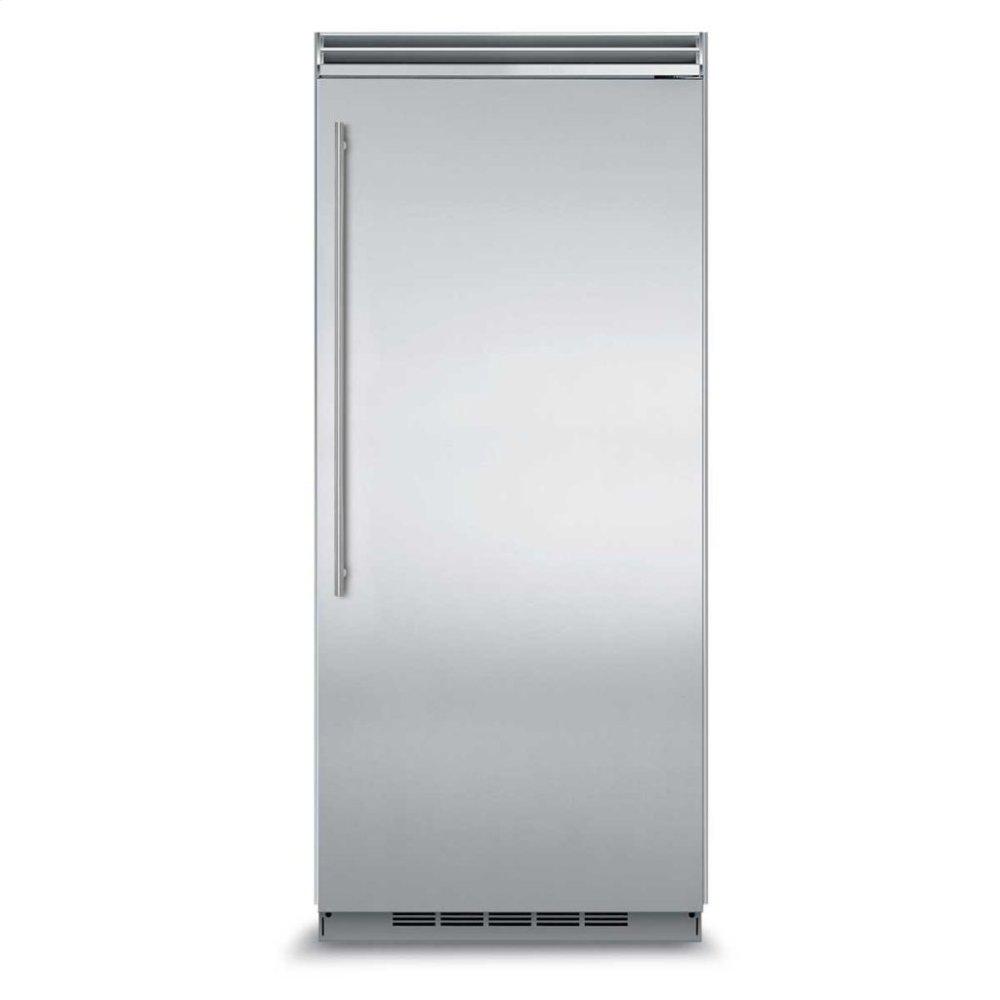 Marvel Professional Built-In 36" All Refrigerator - Solid Stainless Steel Door - Right Hinge, Slim Designer Handle