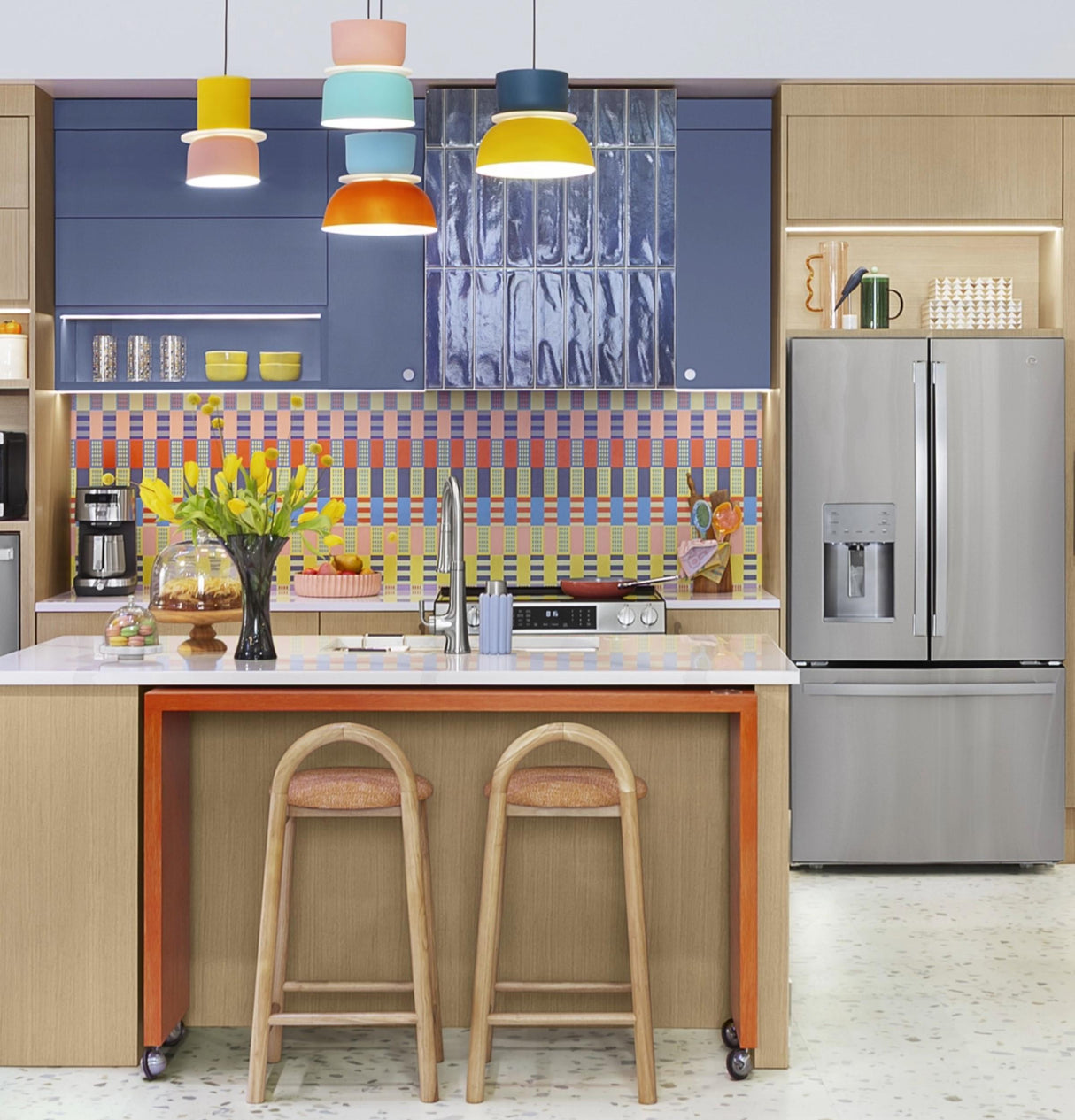 GE® ENERGY STAR® 20.6 Cu. Ft. Fingerprint Resistant Counter-Depth French-Door Refrigerator