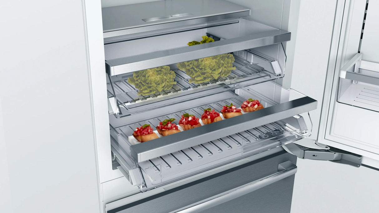 Benchmark® Built-in Bottom Freezer Refrigerator 30'' Flat Hinge