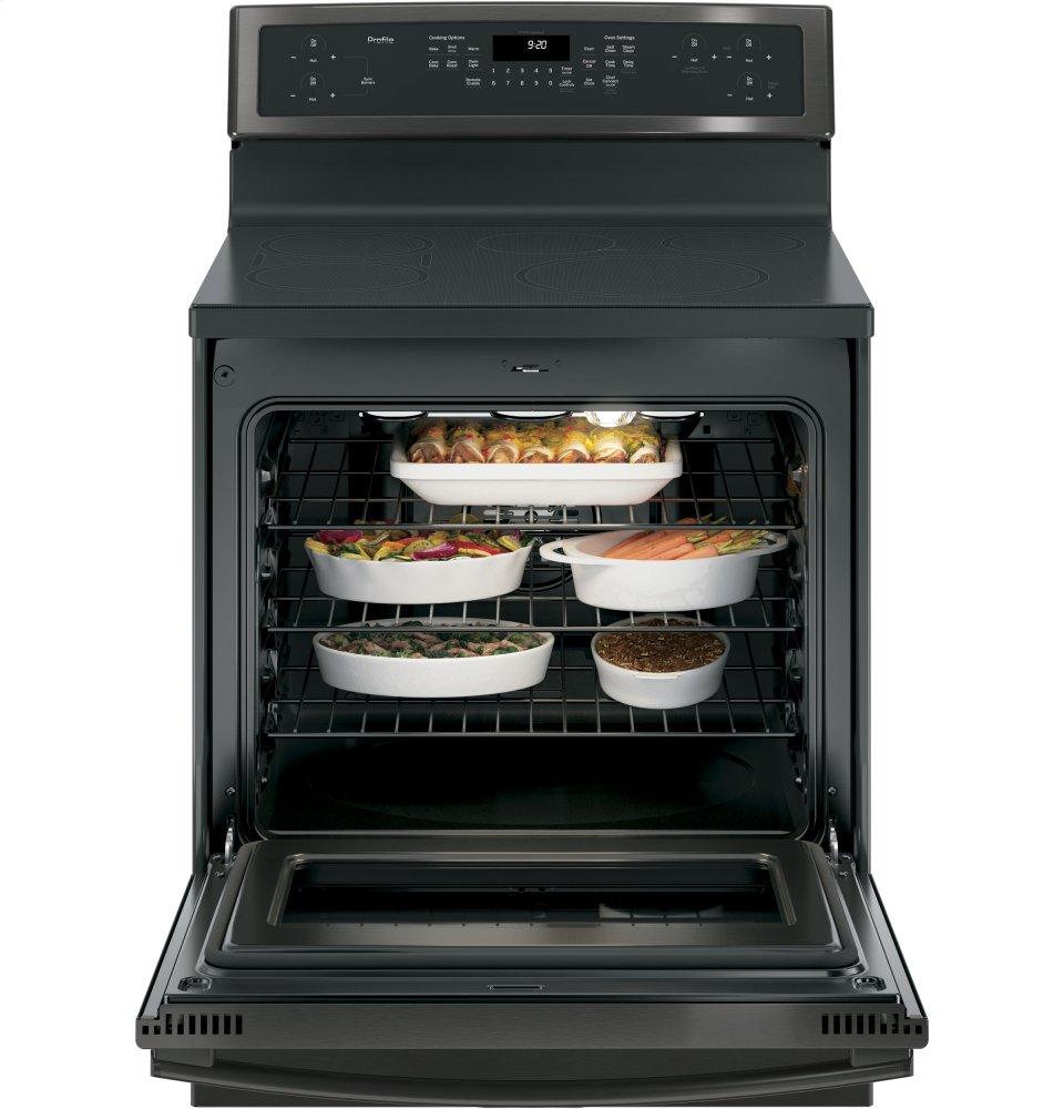 GE Profile™ 30" Free-Standing Convection Range with Induction