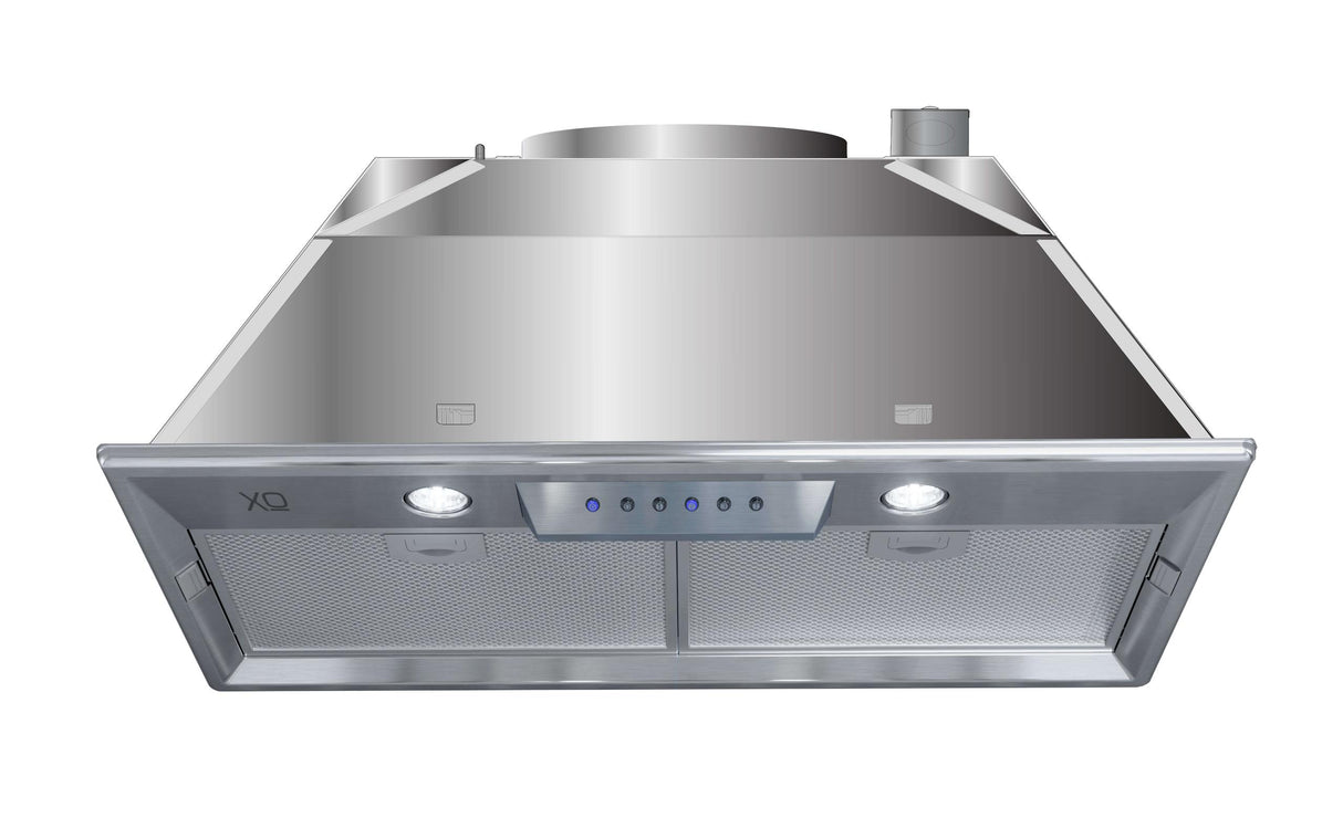 27" CCC 600/395 CFM Insert For Custom Built Hood Italian Made, Stainless