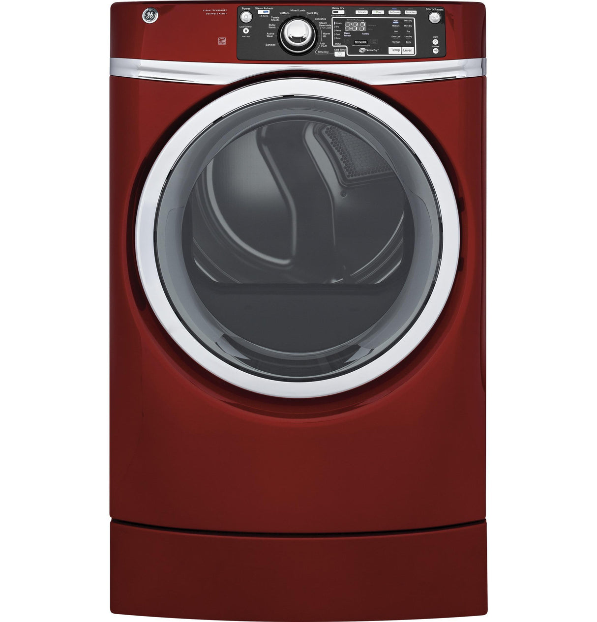 GE® 8.3 cu. ft. Capacity Front Load Electric ENERGY STAR® Dryer with Steam