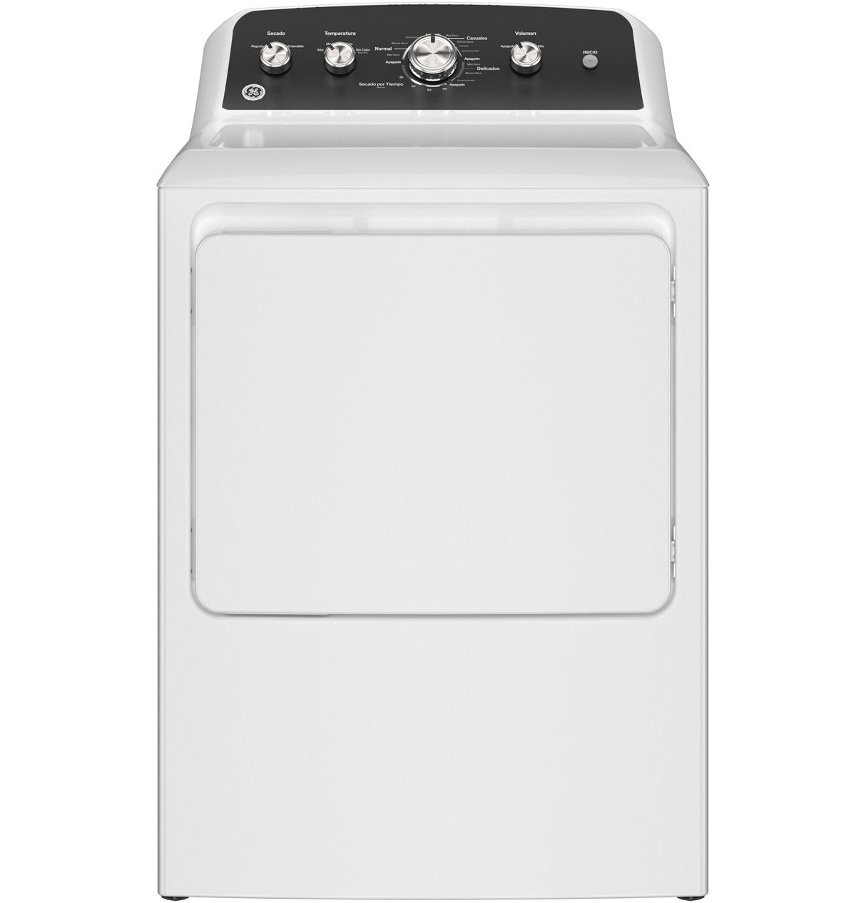 GE® 7.2 cu. ft. Capacity Gas Dryer with Spanish Panel and Up To 120 ft. Venting