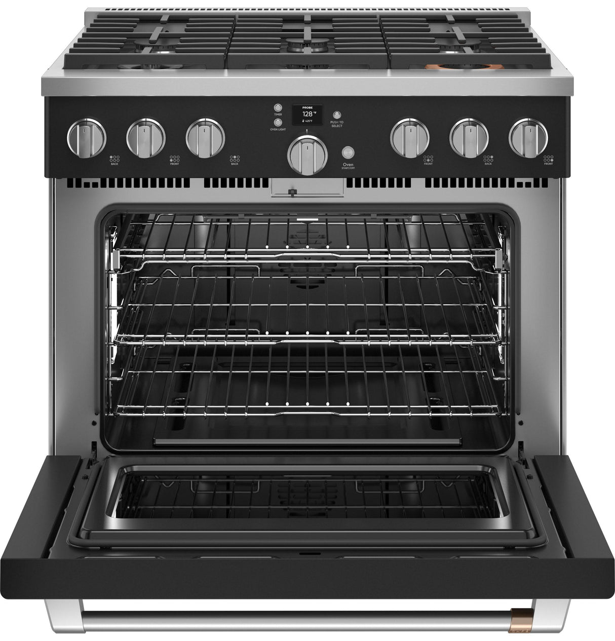 Café™ 36" Smart All-Gas Commercial-Style Range with 6 Burners (Natural Gas)