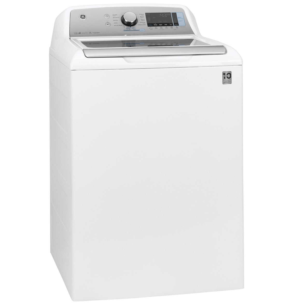 GE® ENERGY STAR® 5.2 cu. ft. Capacity Smart Washer with Sanitize w/Oxi and SmartDispense