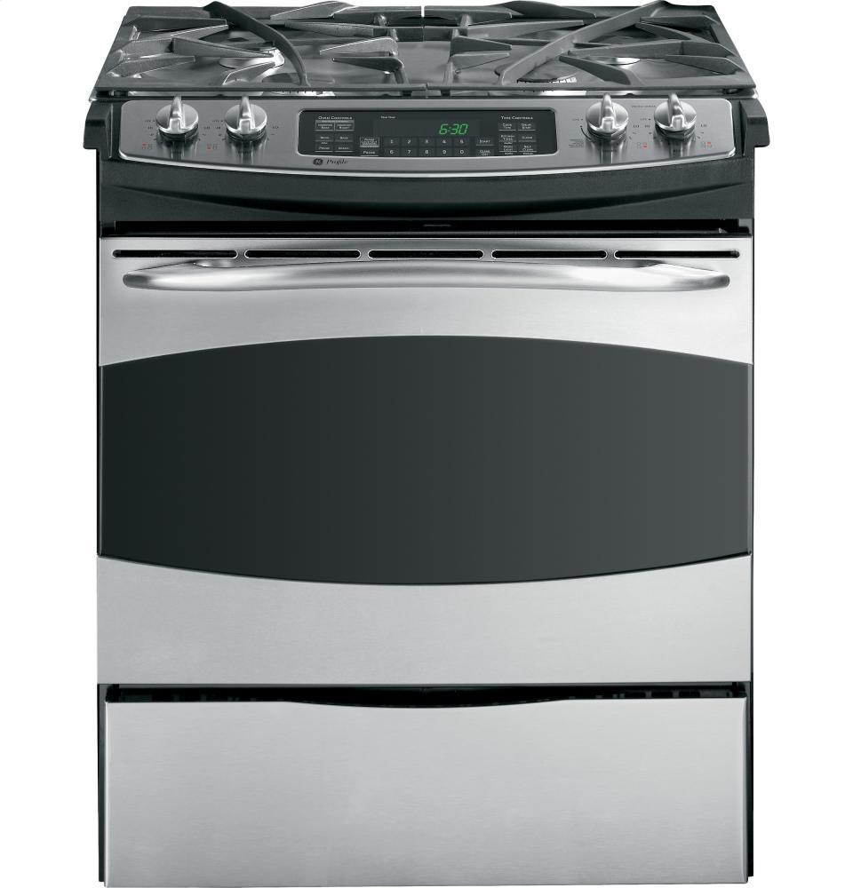 GE Profile Series 30" Dual Fuel Slide-In Range