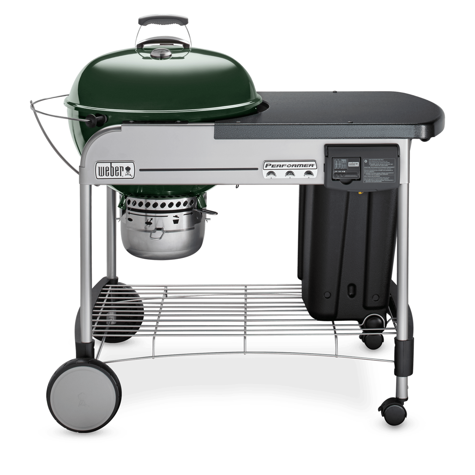 Performer Deluxe Charcoal Grill 22" - Green