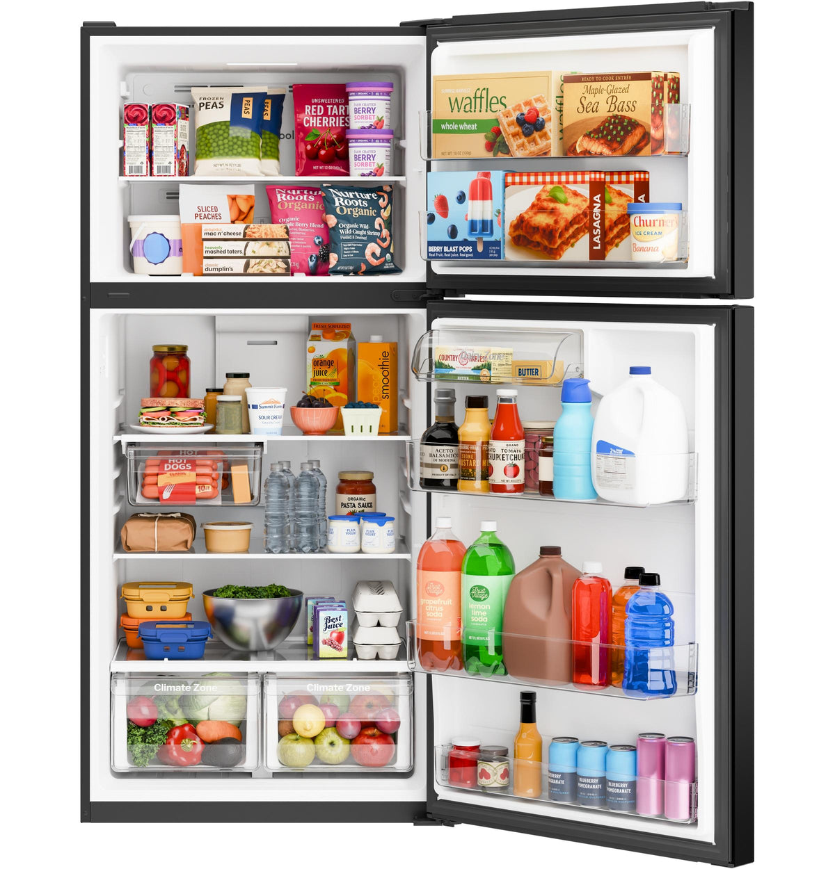 GE 19 Cu. Ft. Garage Ready Top-Freezer Refrigerator