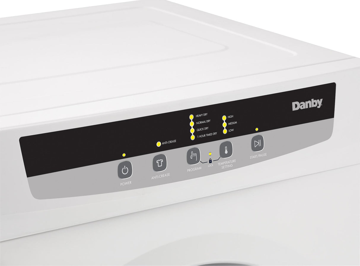 Danby 13.2 lbs. Capacity Portable Dryer in White