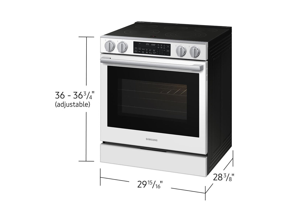 Bespoke Smart Slide-in Electric Range Pro Style Elite Design Illuminated Knobs Air Fry Max
