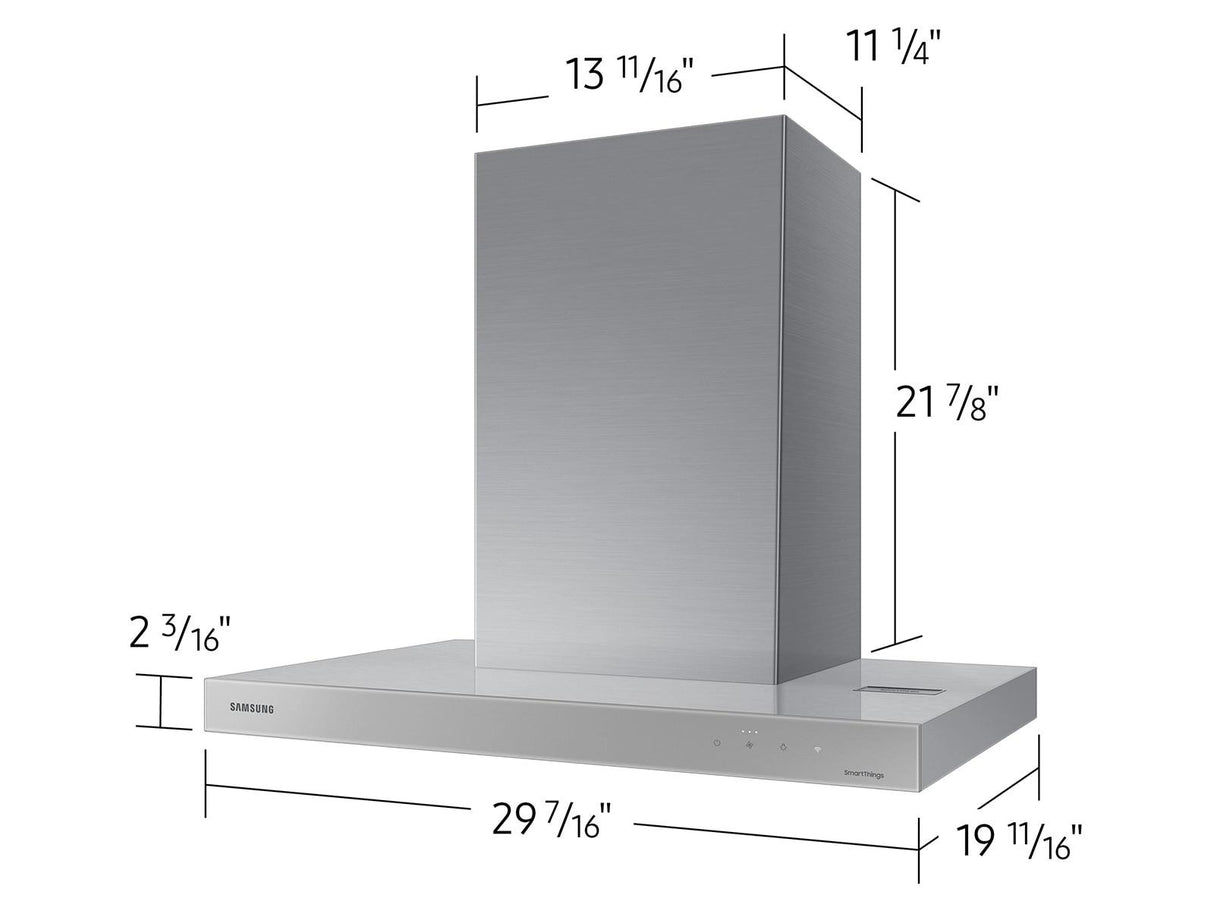 Bespoke Hood Low Noise 630 CFM 30" Width