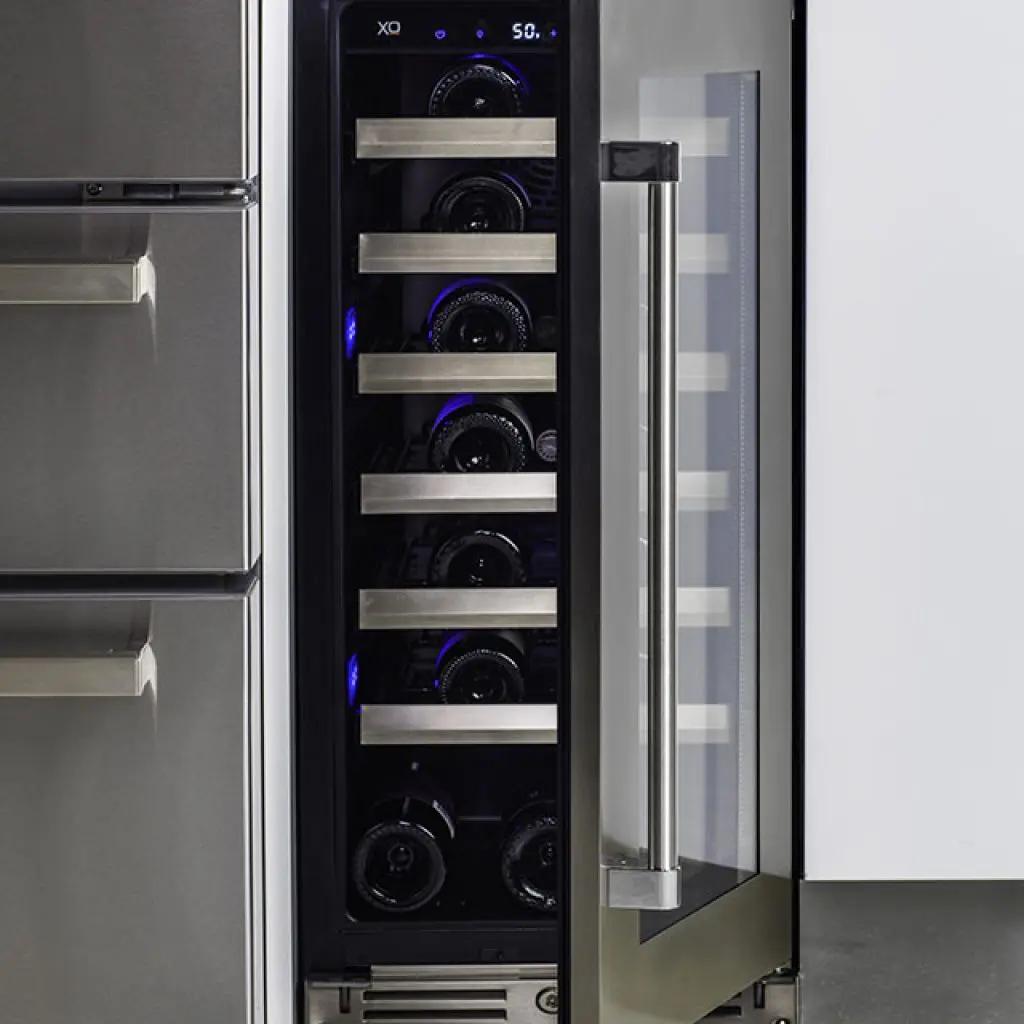 15" Wine Cooler Panel Ready Glass LH