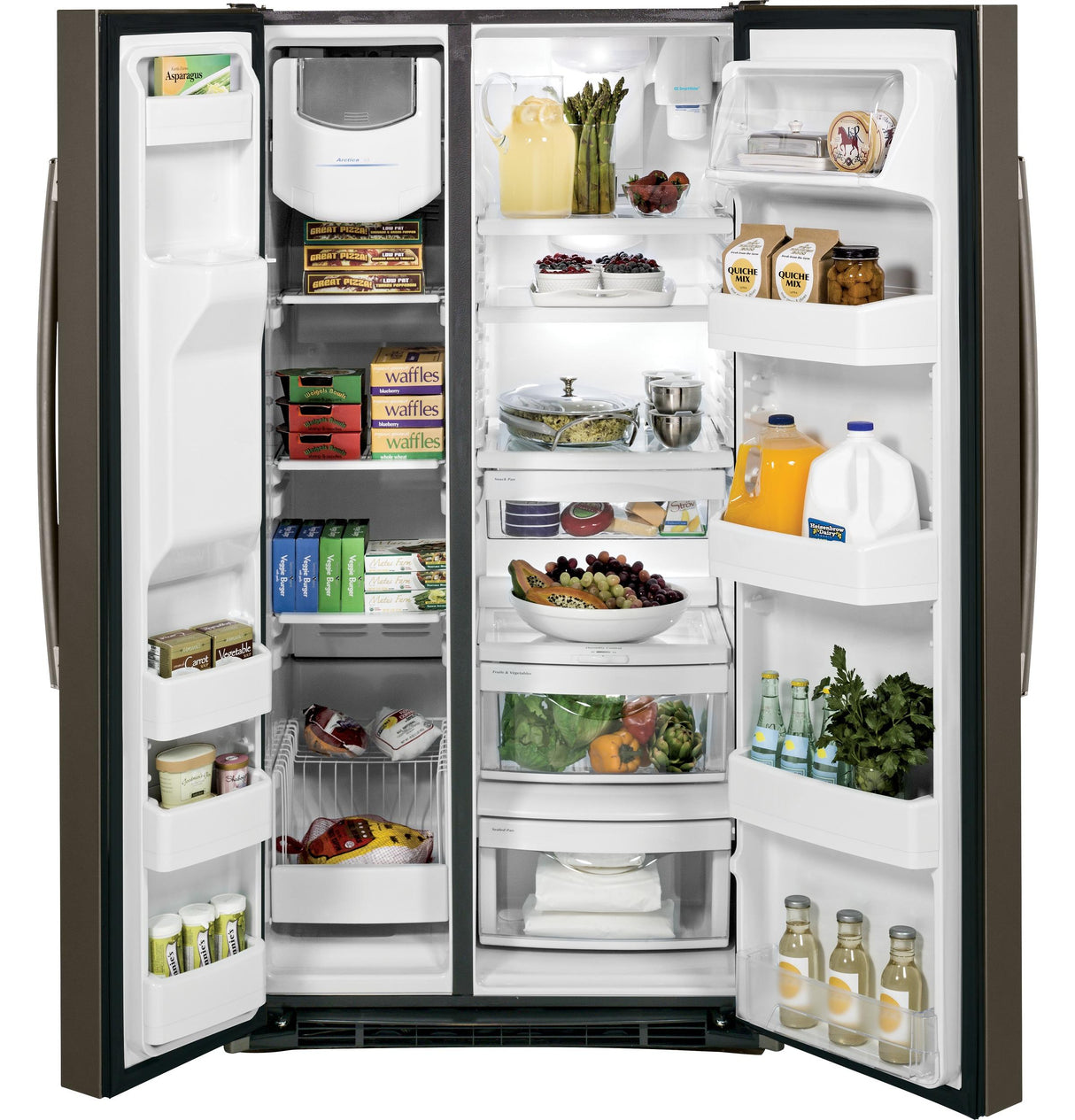 GE® 25.3 Cu. Ft. Side-By-Side Refrigerator