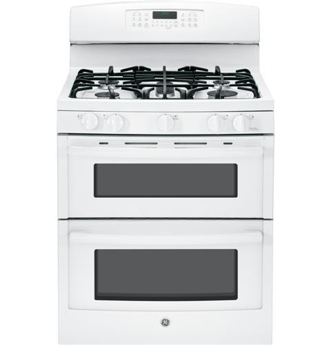 GE® 30" Free-Standing Gas Double Oven Range with Convection