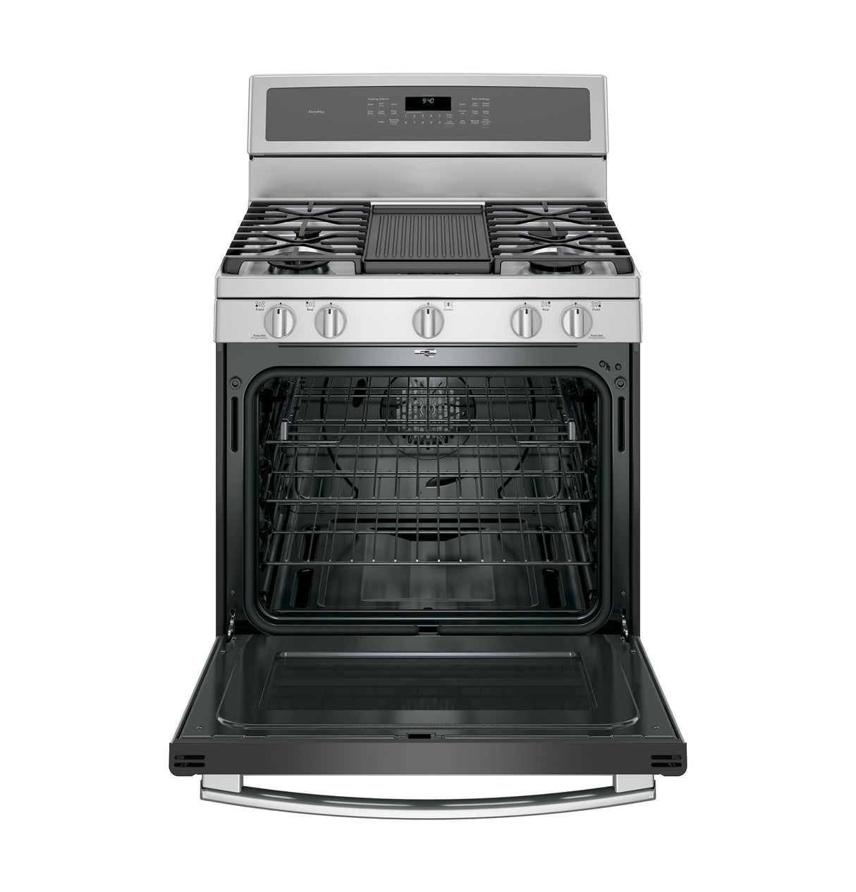 GE Profile™ Series 30" Free-Standing Gas Convection Range with Warming Drawer