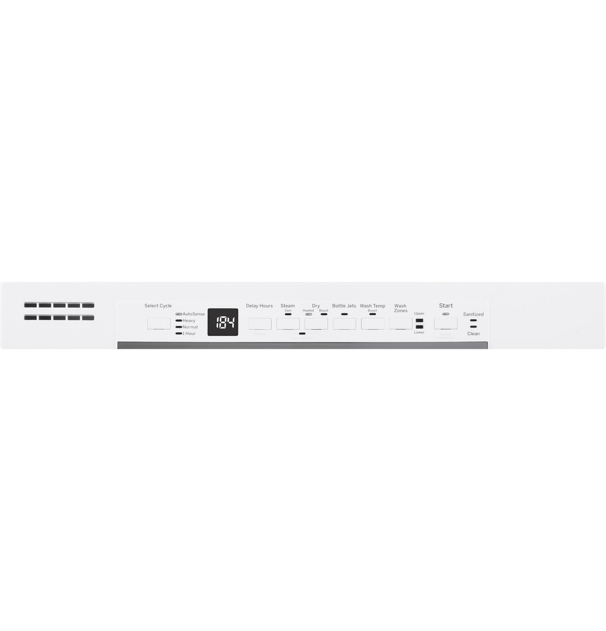 GE® ENERGY STAR® Front Control with Plastic Interior Dishwasher with Sanitize Cycle & Dry Boost