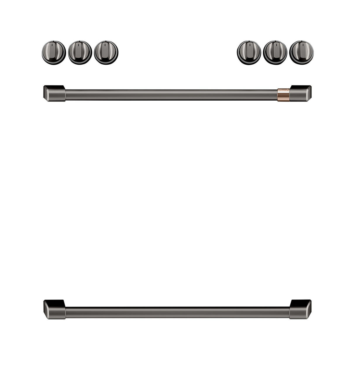 Café™ Front Control Electric Knobs and Handles - Brushed Black