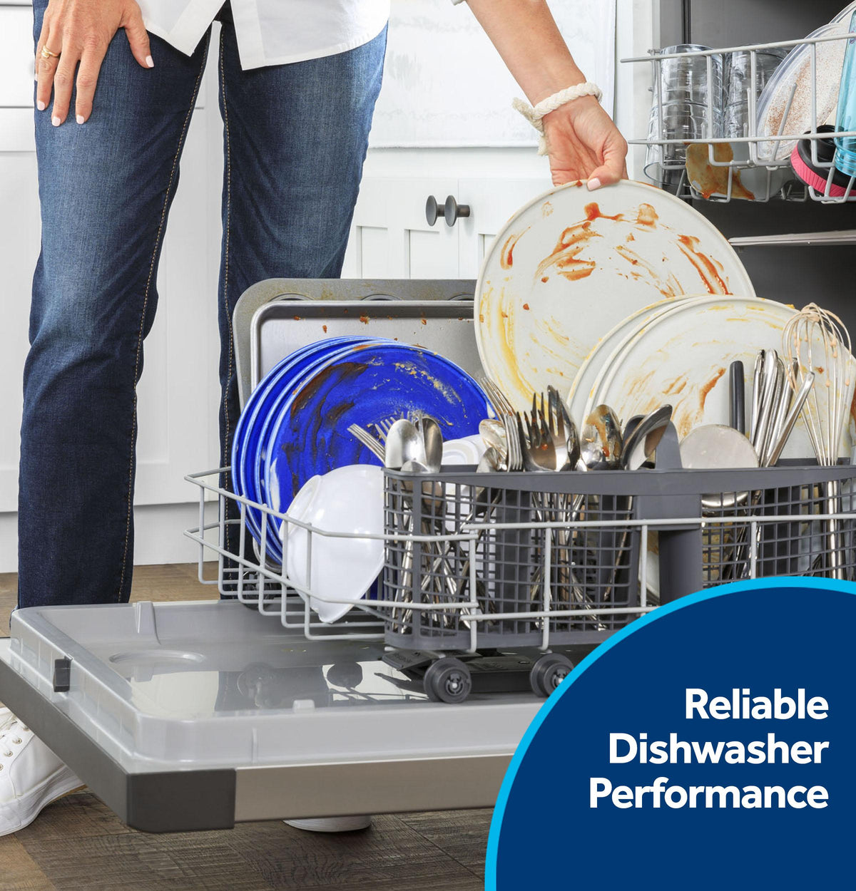 GE® Dishwasher with Front Controls
