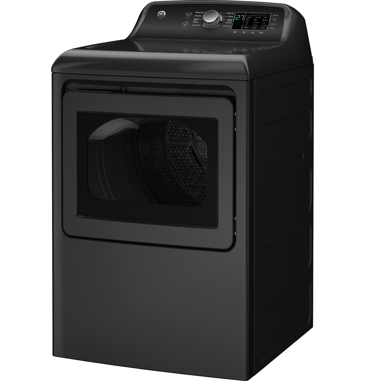 GE® 7.4 cu. ft. Capacity Gas Dryer with Up To 120 ft. Venting and Sensor Dry