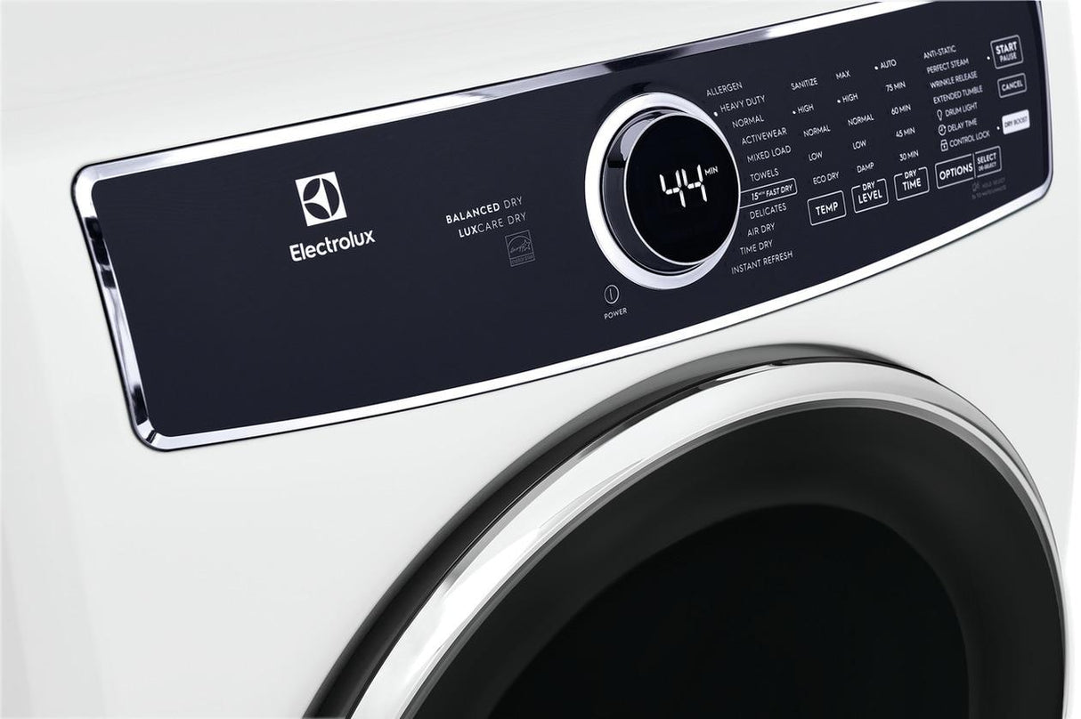Front Load Perfect Steam™ Electric Dryer with Balanced Dry™ and Instant Refresh - 8.0 Cu. Ft.