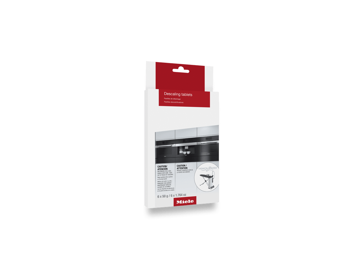 Descaling tablets, 6 tablets - for coffee machine, steam oven, FashionMaster, oven/range with Moisture Plus.