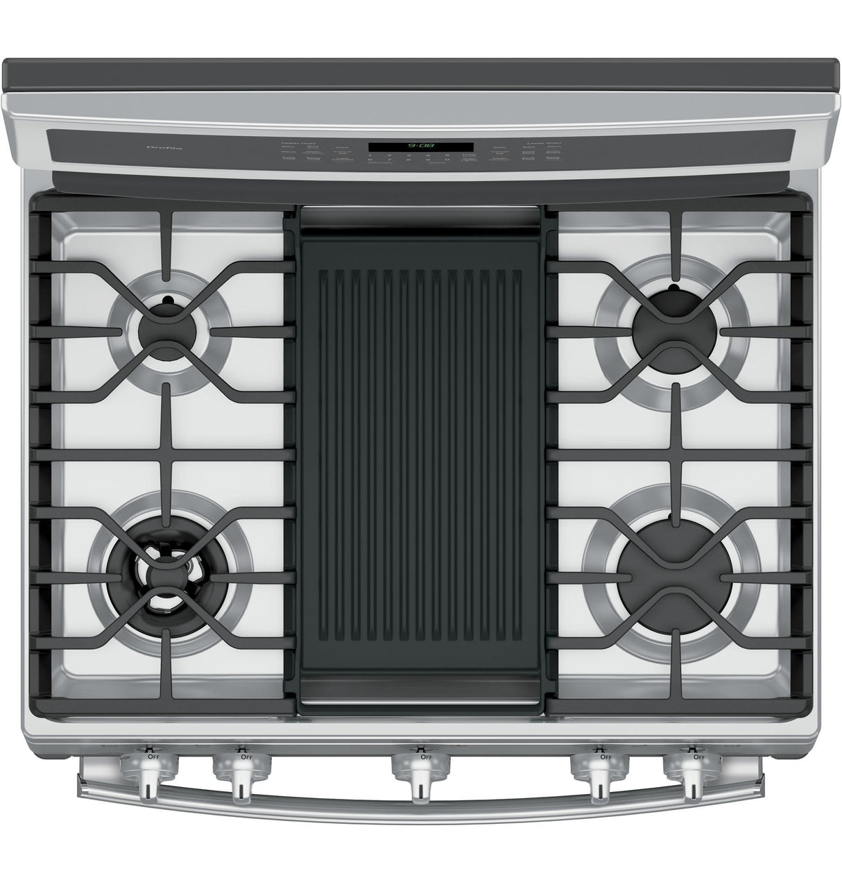 GE Profile™ Series 30" Free-Standing Gas Double Oven Convection Range