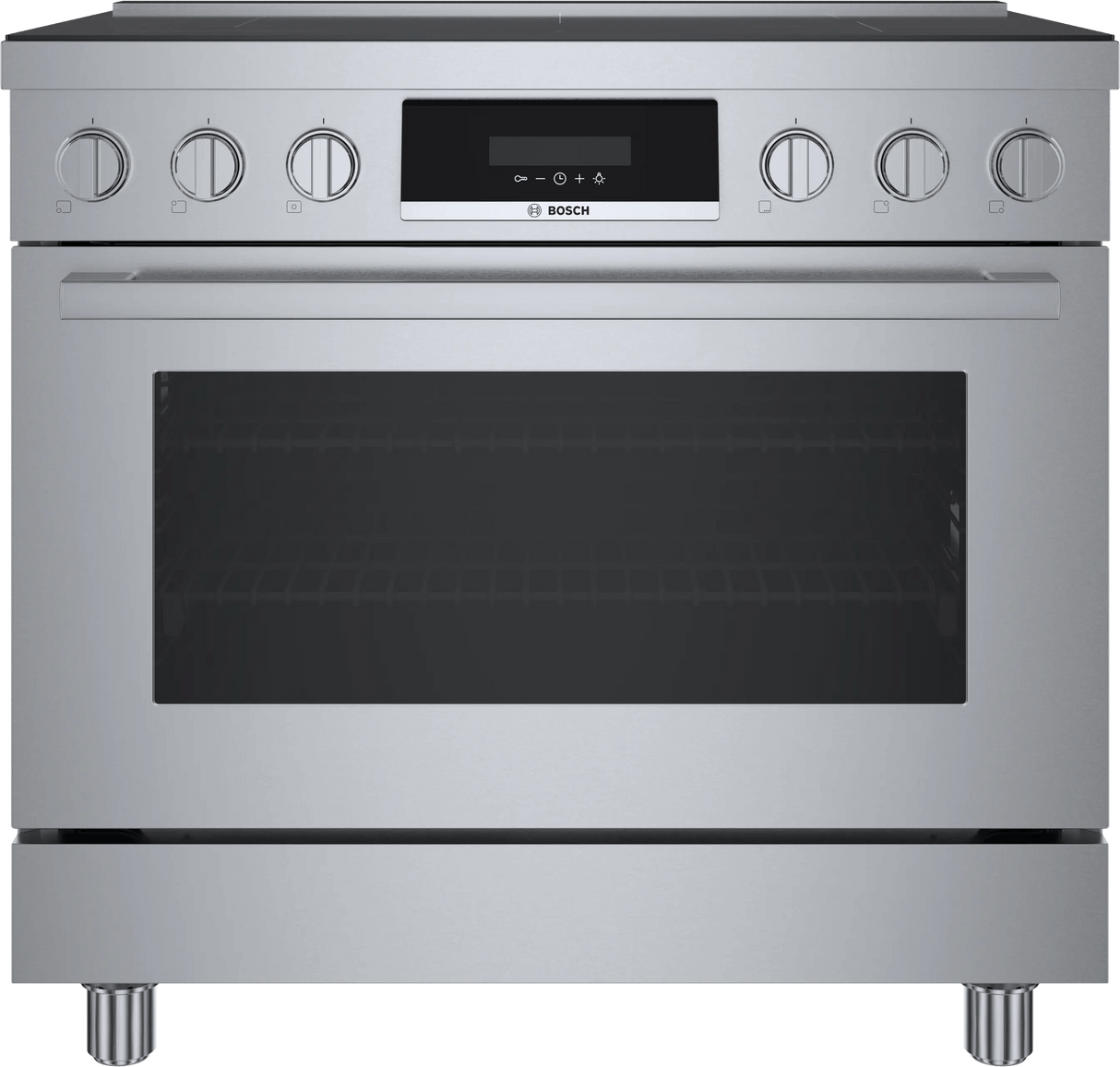 800 Series Induction freestanding range 36" Stainless Steel