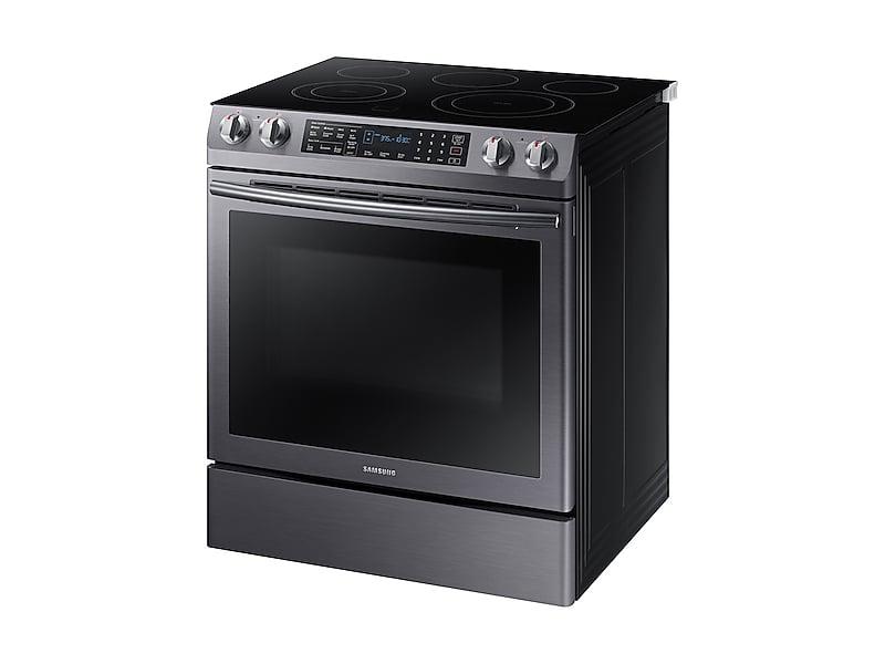 5.8 cu. ft. Slide-In Electric Range in Black Stainless Steel
