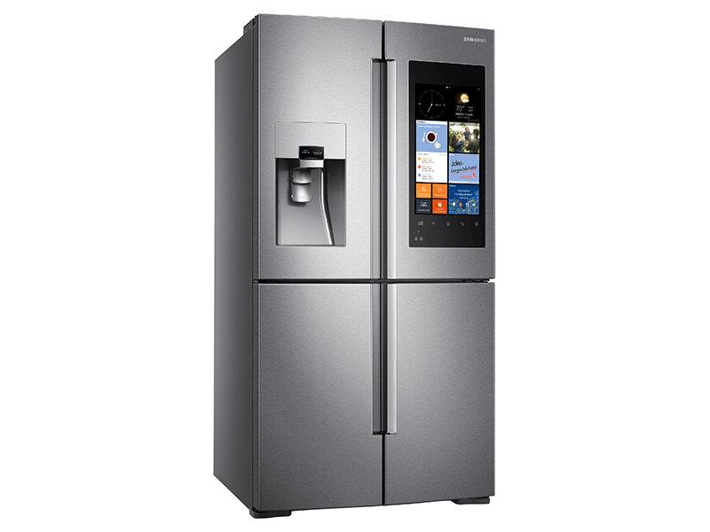 22 cu. ft. Counter Depth 4-Door Flex Refrigerator with Family Hub