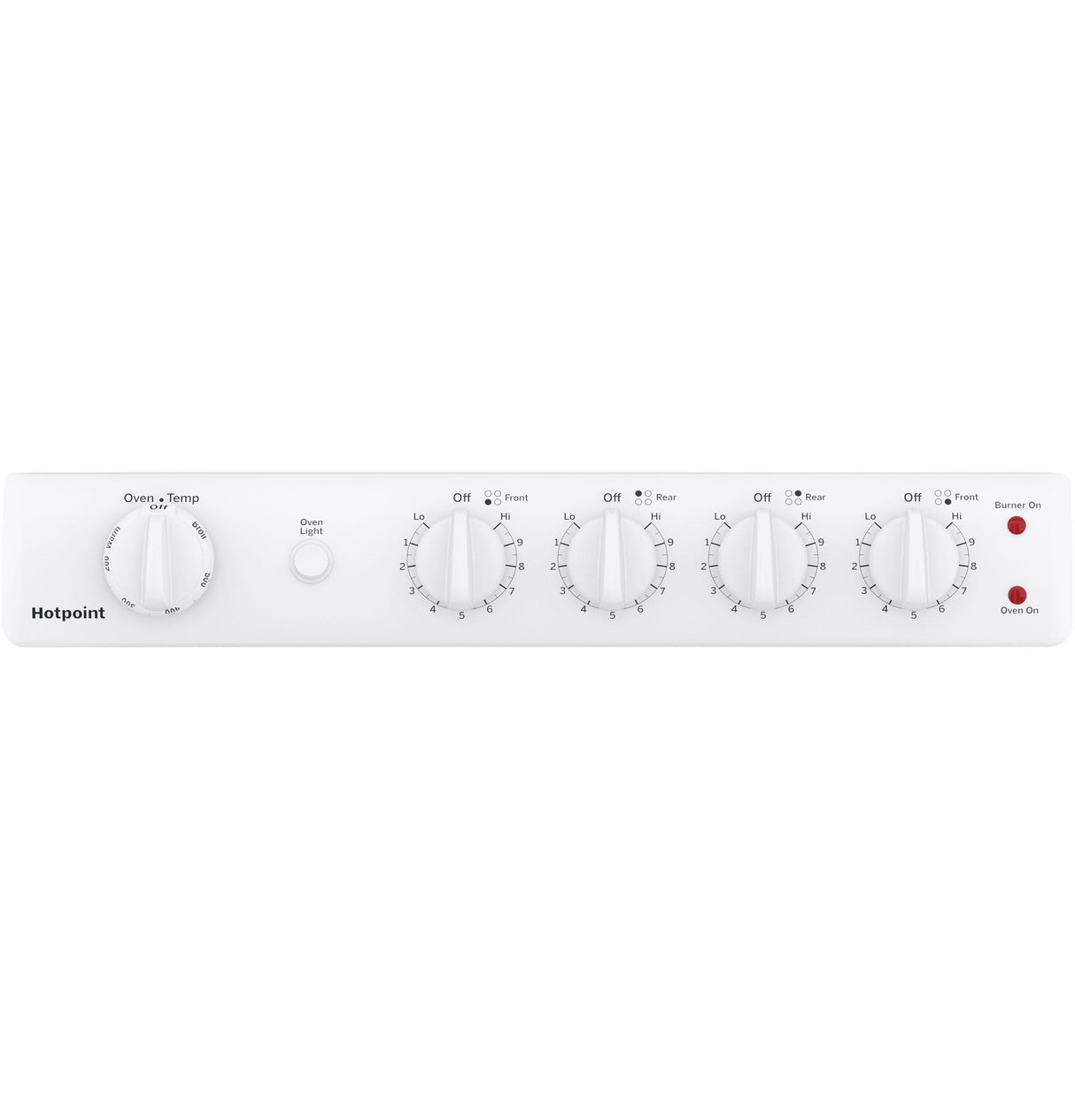 Hotpoint® 24" Free-Standing Front-Control Electric Range