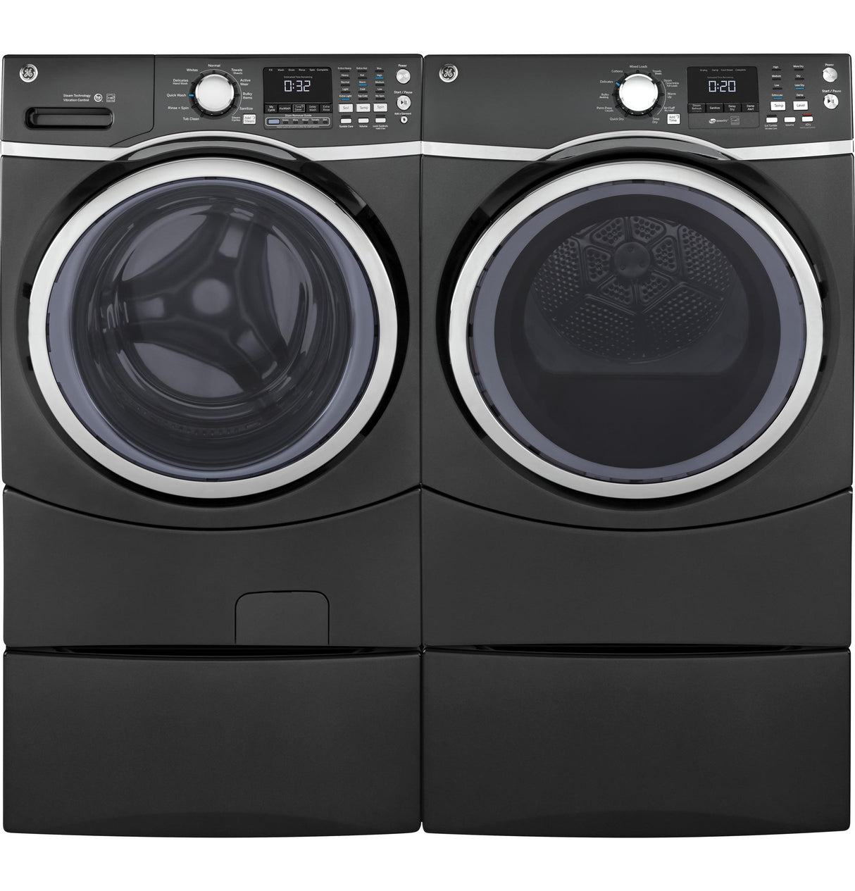 GE® ENERGY STAR® 7.5 cu. ft. Capacity Front Load Electric Dryer with Steam