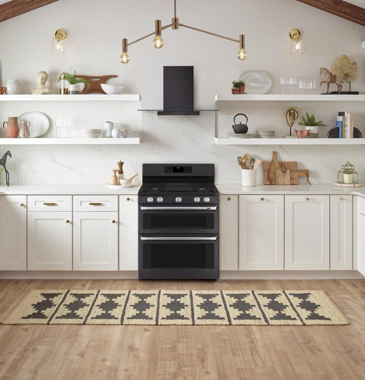 Café™ 30" Smart Free-Standing Gas Double-Oven Range with Convection