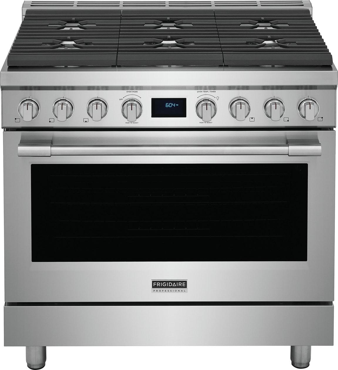 Frigidaire Professional 36" Dual-Fuel Freestanding Range