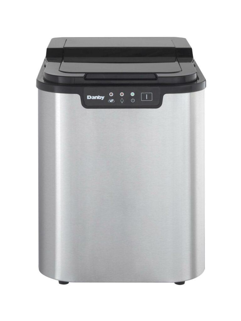 Danby 25 lbs. Countertop Ice Maker in Stainless Steel