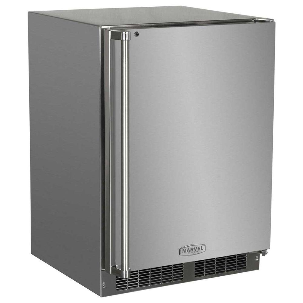 24-In Outdoor Built-In All Refrigerator with Door Swing - Right